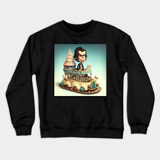 Lil Nicky on the bumper cars Crewneck Sweatshirt